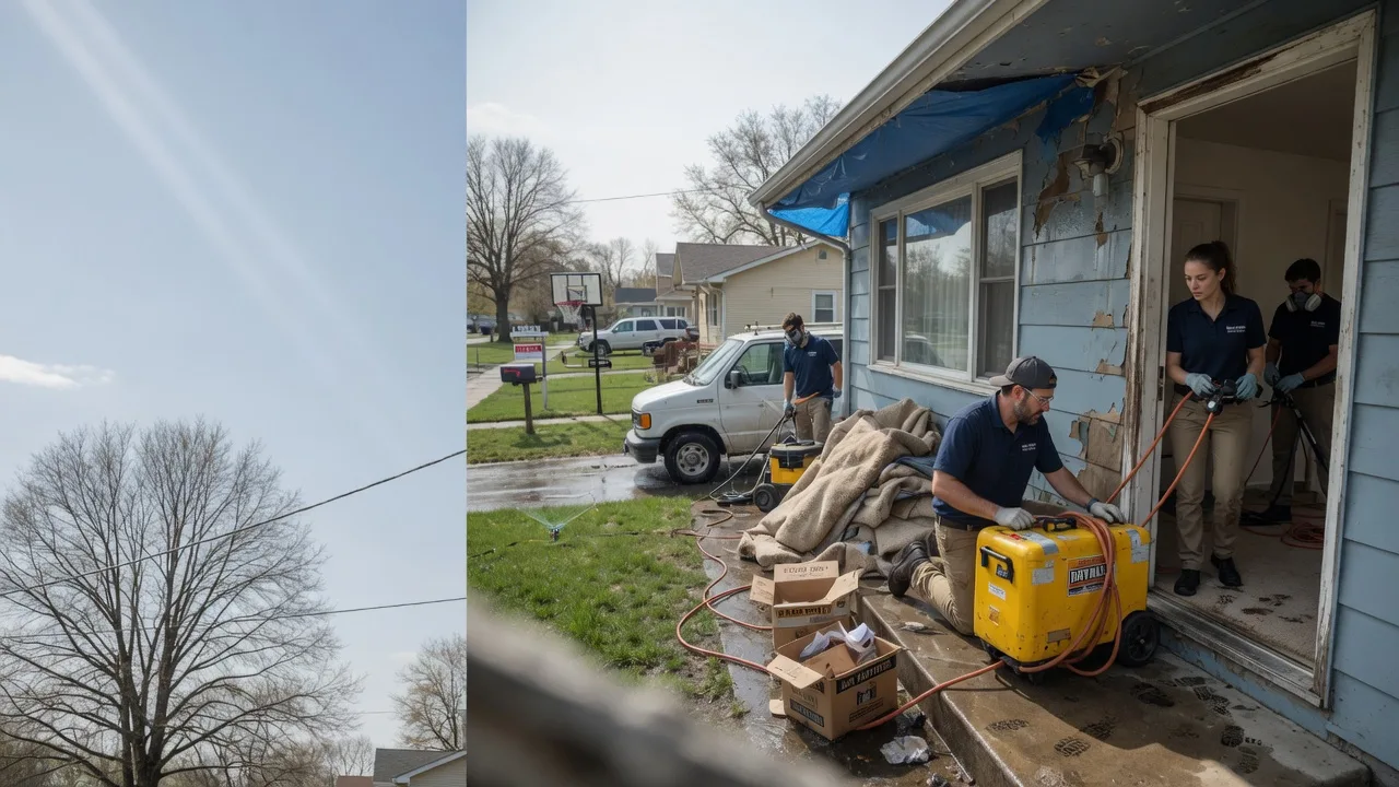 Basement Flood Cleanup in Glen Elder, KS near me